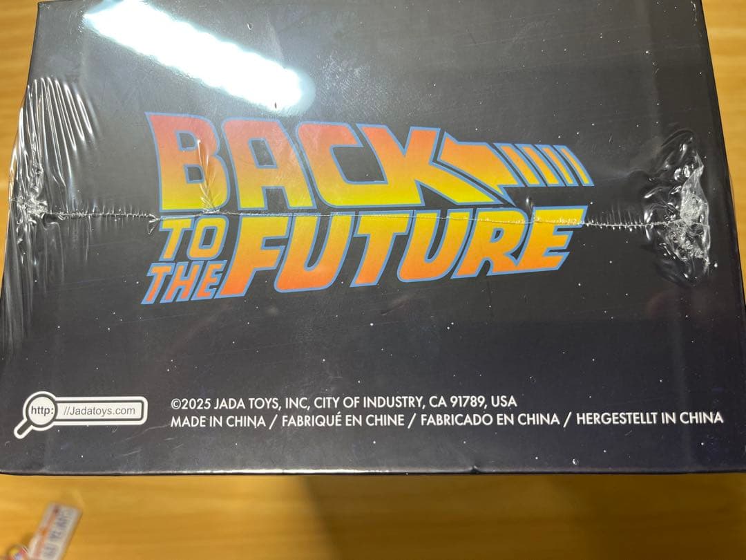 【限定バッジ2個付】BTTF デロリアン 1/24 JADA クロームメッキ仕様