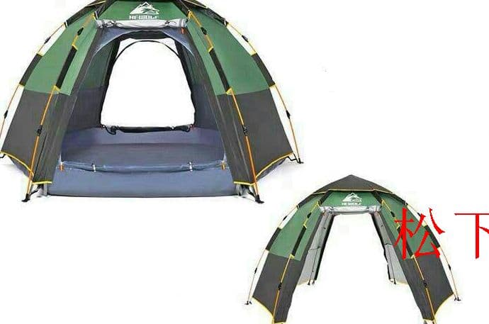 新品通気性簡単設営ワンタッチテント キャンプ アウトドア用品