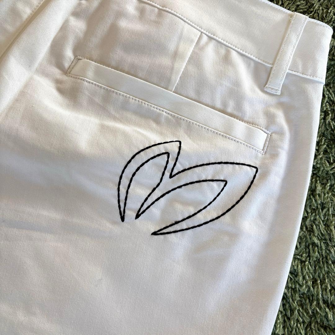 パーリーゲイツ☆新品 マスターバニー BIGステッチロゴ ストレッチ