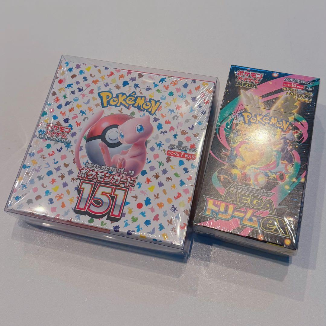 シュリンク付き！ポケモンカード151 & MEGAドリームEX セット - メルカリ