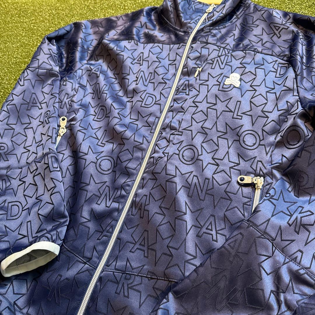 新品未使用☆マーク&ロナ☆ネイビー 星柄 レディースジャケットM