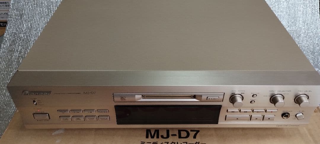 【ジャンク】パイオニア MJ-D7 MDレコーダー 箱付き 日本製 Amazon | Pioneer パイオニア MJ-D7 MDレコーダー | Pioneer