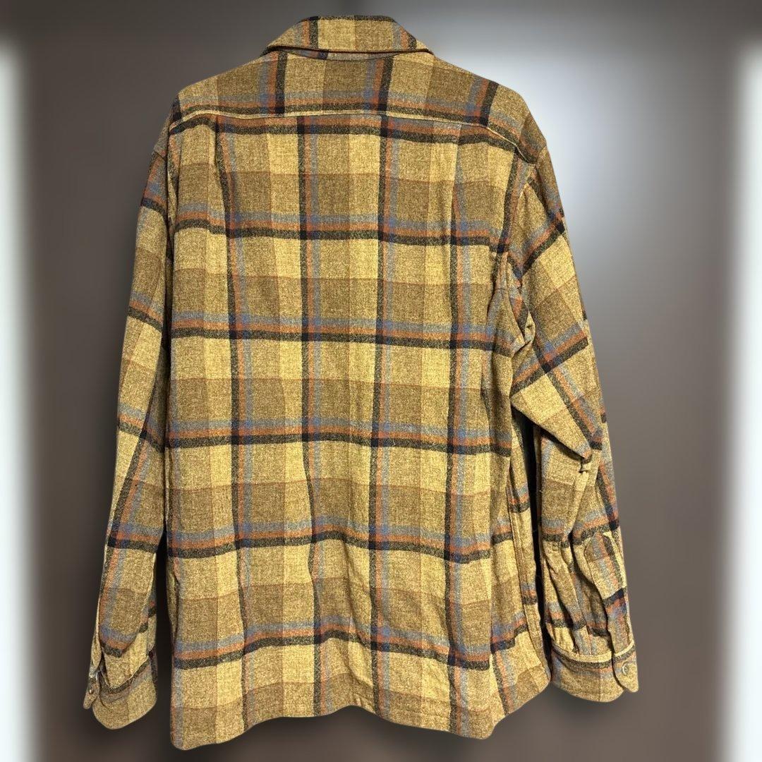 Pendleton ウール チェック柄ネルシャツ L - メルカリ