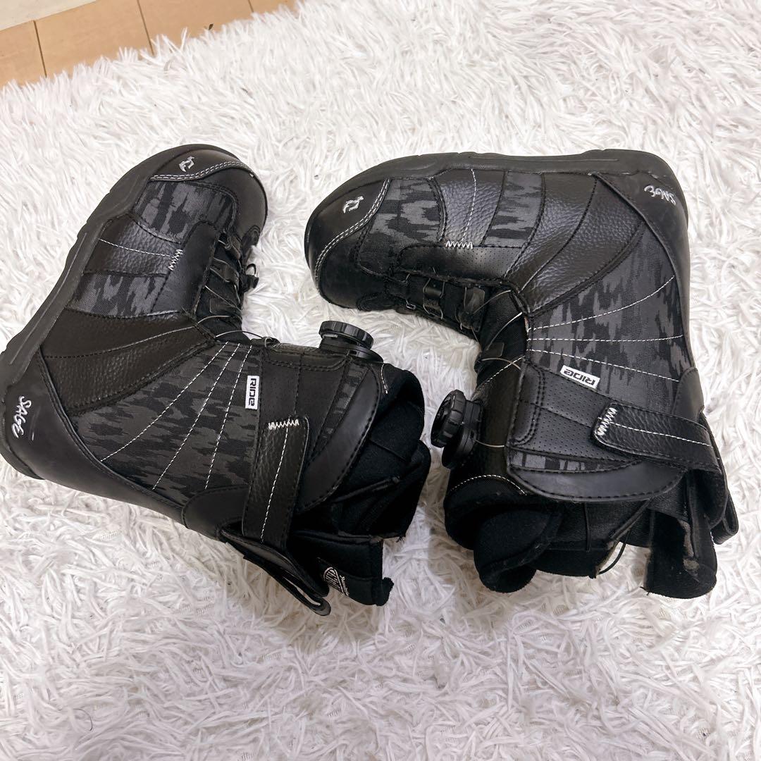 【美品】RIDE SAGE ボア スノーボードブーツ 23.5cm