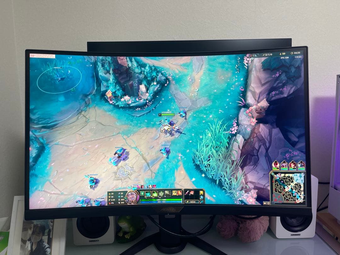 AORUS GIGABYTE CV27Q WQHD ゲーミングモニター