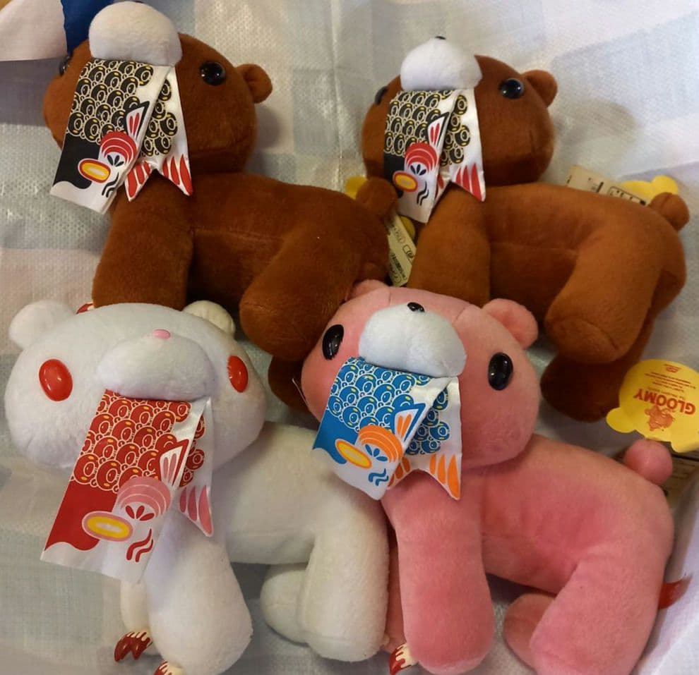 チャックスGP☆置グル～ミ～ぬいぐるみ☆木彫りポジション3種☆4点☆彡