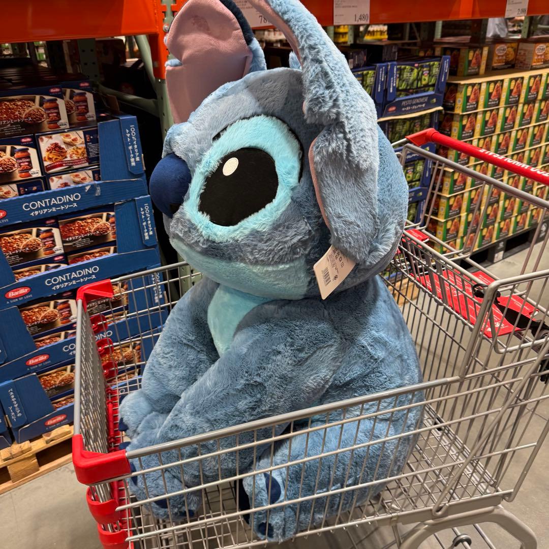 新品 スティッチ ぬいぐるみ ディズニー　コストコ　特大サイズ