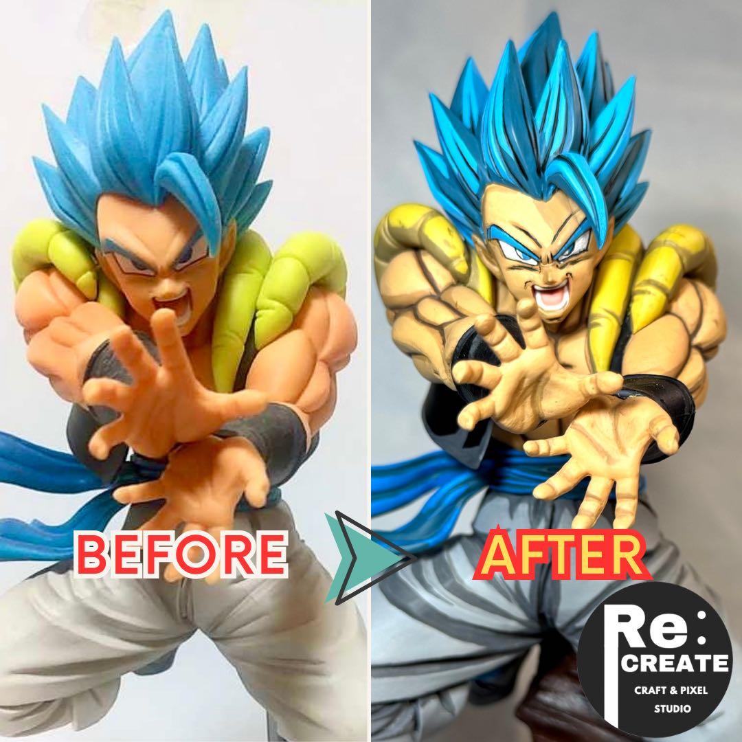 ドラゴンボール ゴジータブルー フィギュア リペイント - メルカリ