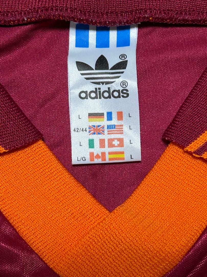 adidas ASローマ 1992-1993 シーズンレプリカユニフォーム - メルカリ