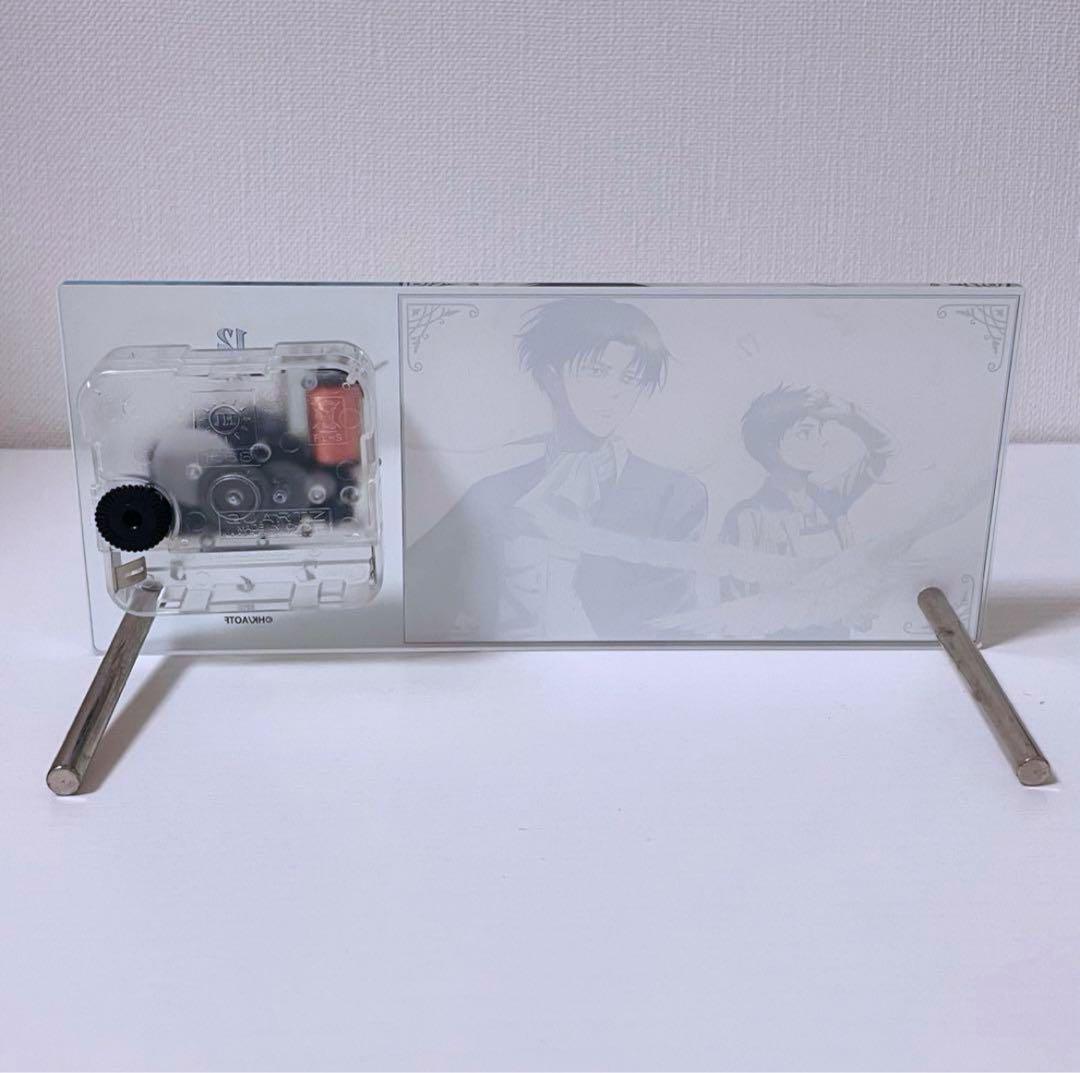 希少品】 進撃の巨人 アクリル置き時計 リヴァイ エレン - メルカリ