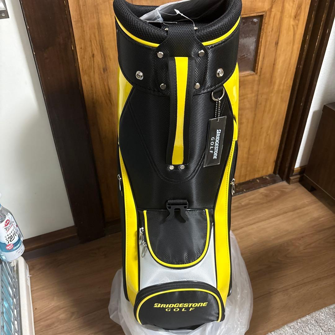 BRIDGESTONE ゴルフ キャディバッグ 黒/黄 - ゴルフバッグ・キャディ