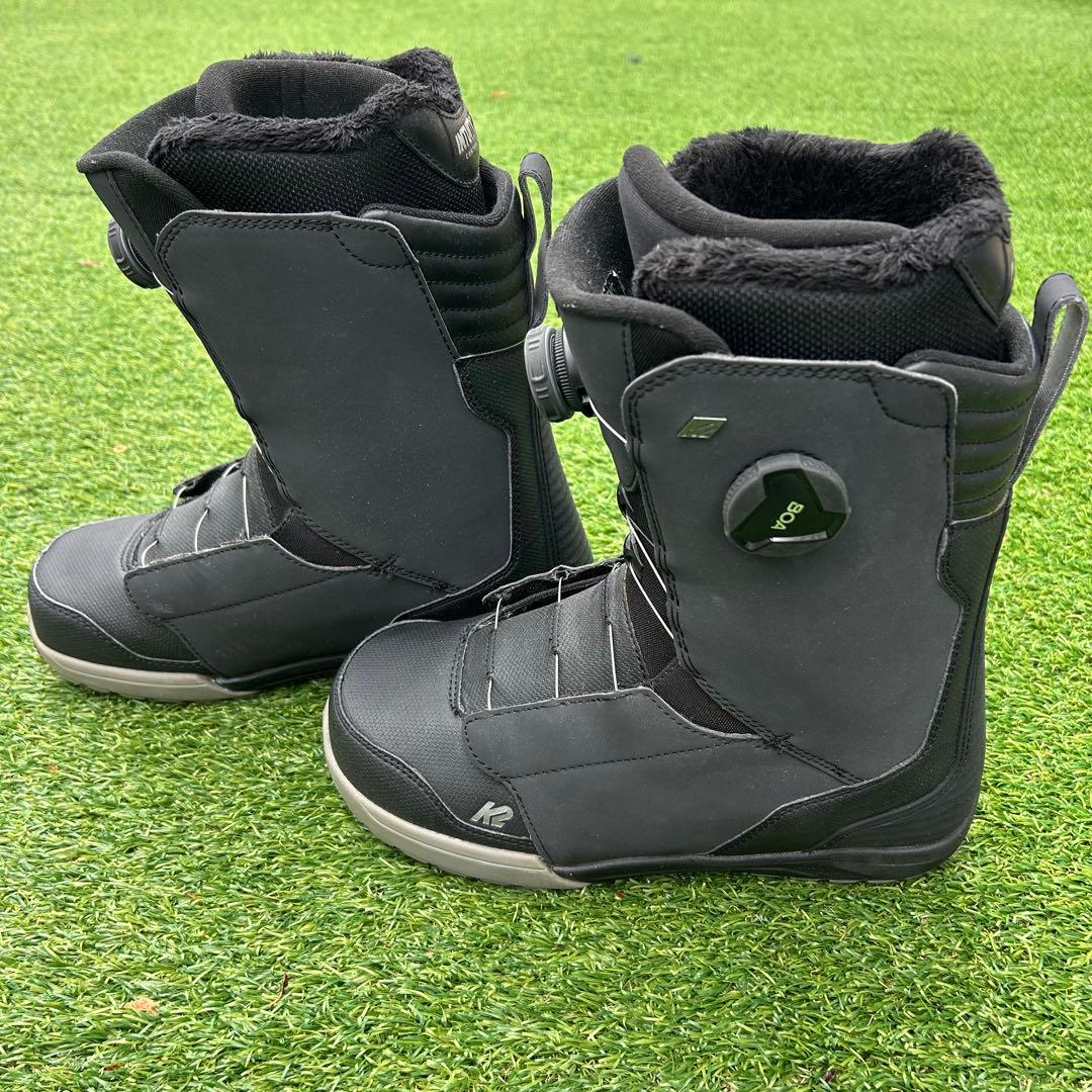 K2 スノーボードブーツBOUNDARY ダブルBOA ブラック 27.5cm