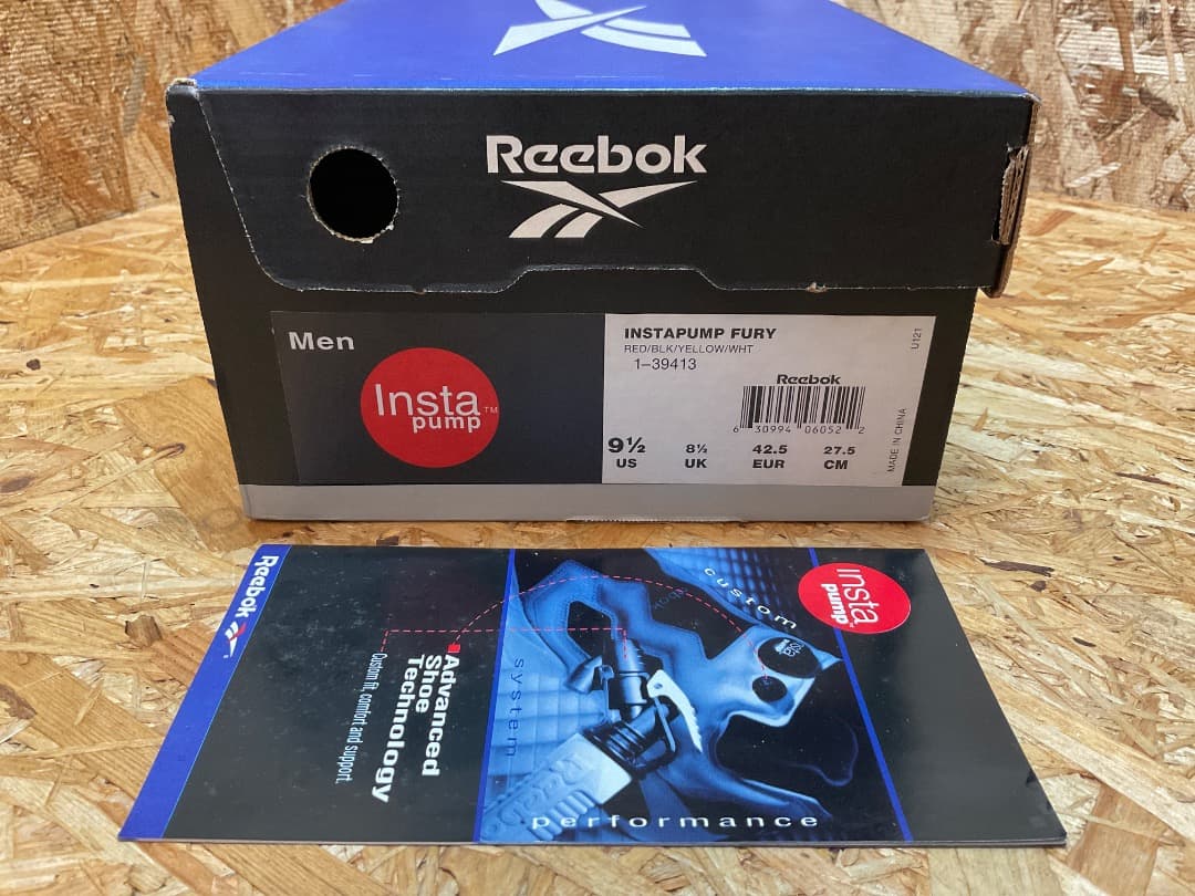 観賞用 デッドストック リーボック 90s ポンプフューリー 香港返還 9.5