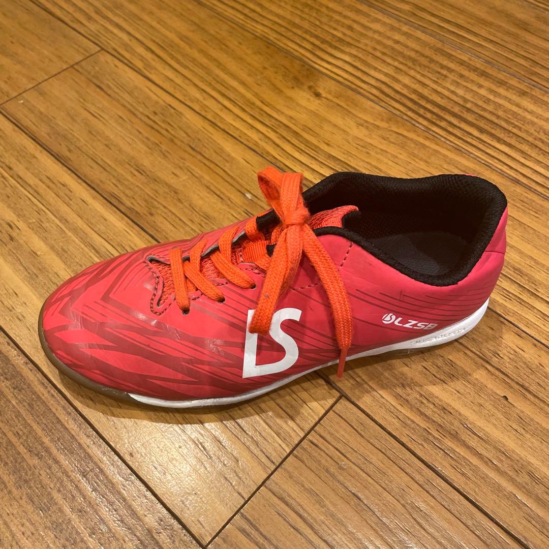 LZS フットサルシューズ 赤20.5㎝ - メルカリ