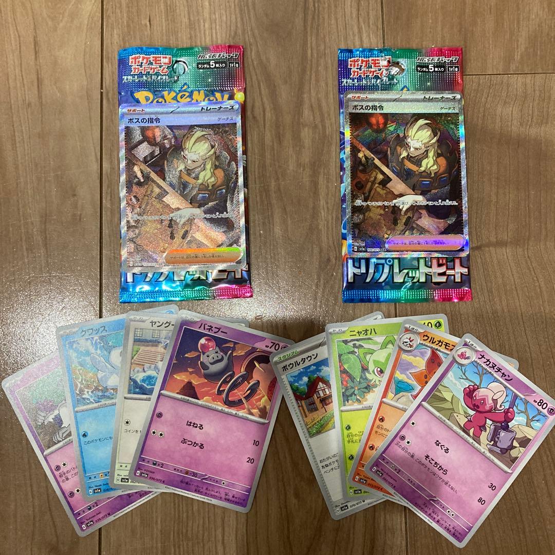 ポケモンカードゲーム ボスの指令 ゲーチス SAR 2枚 トリプレット