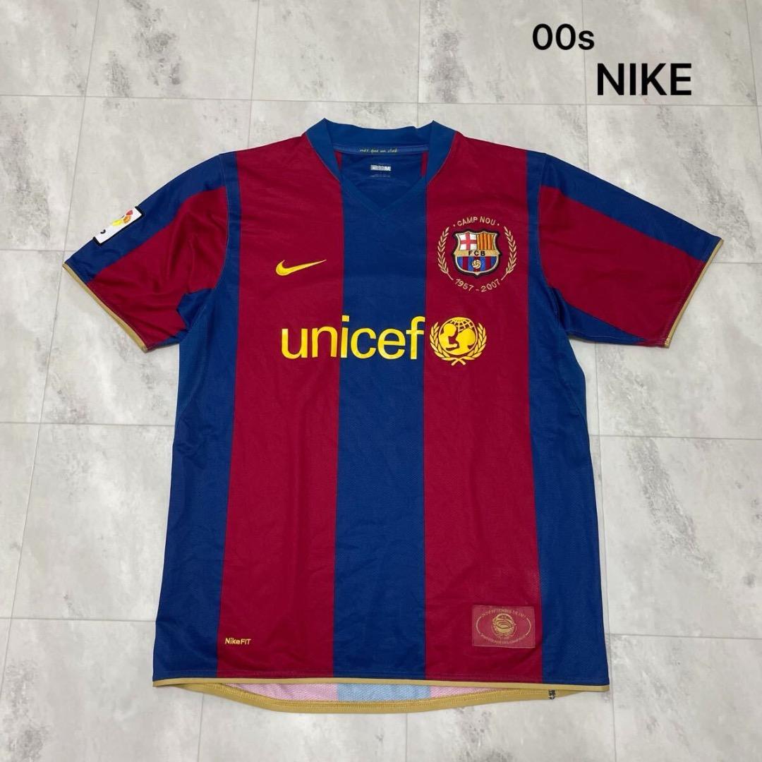 00s ナイキ FC バルセロナ サッカー ユニフォーム 07 50周年記念