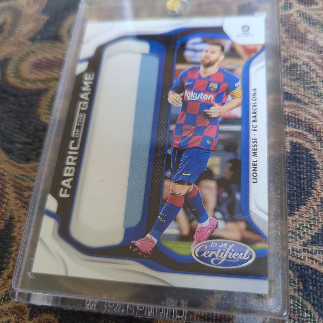 メッシ 本人試合実使用 ユニフォームカード topps ロナウド メッシ