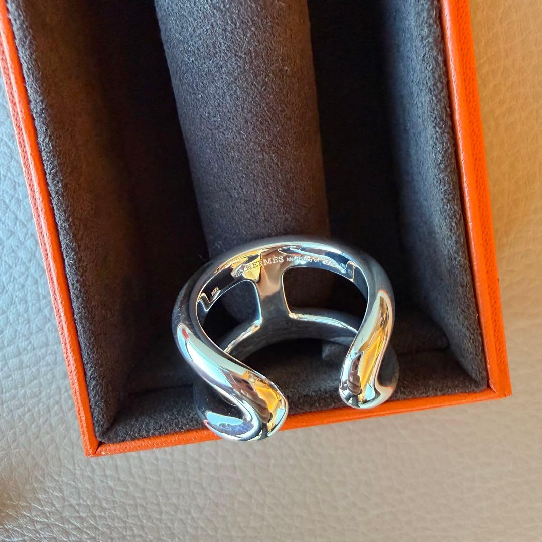 新品・直営店購入 エルメス オスモズ GM61 リング 61サイズ 21号