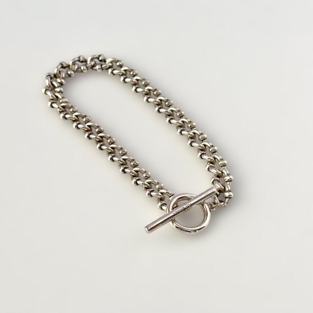 All Blues DNA ブレスレット シルバー Mサイズ オールブルース All Blues DNA ブレスレット シルバー Mサイズ オールブルース - メルカリ