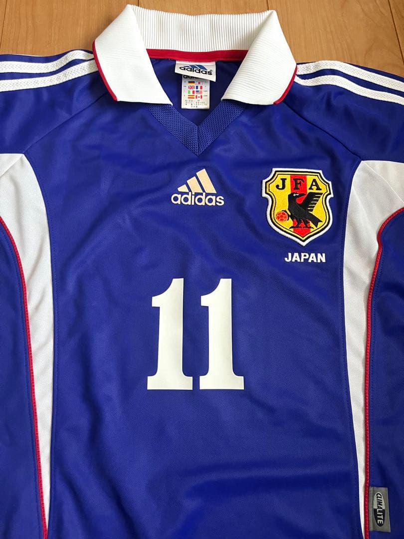 アディダス 日本代表 ユニフォーム 1999年〜2000年 三浦知良 カズ 11