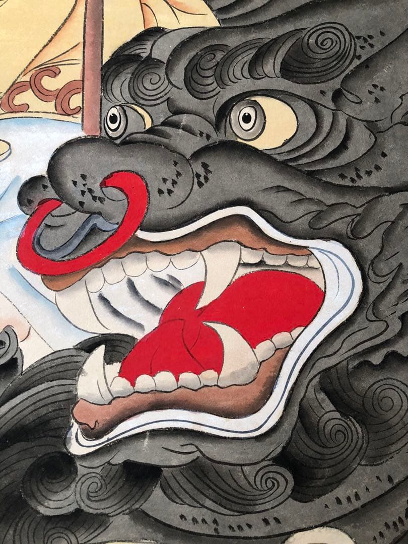 張大千 法界光明 掛け軸 四尺 中国絵画 書画 手描き 仏画 人物図 仏教