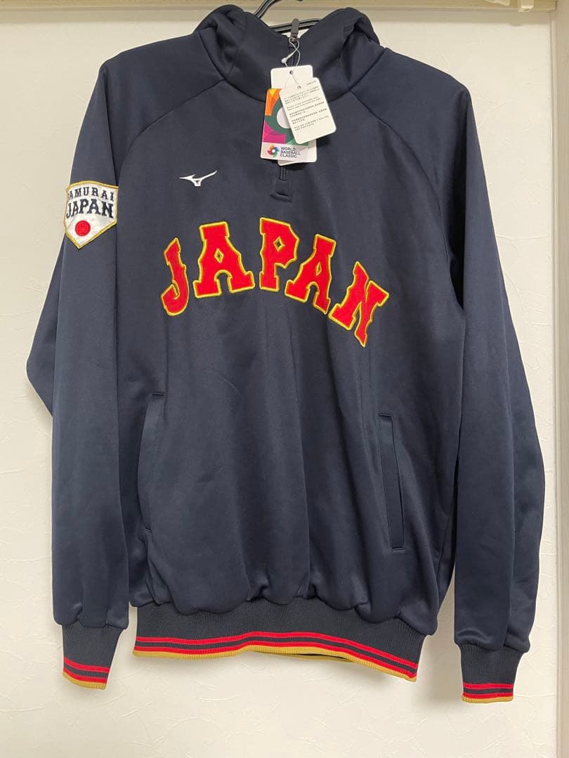 未使用 限定 野球 日本代表 侍ジャパン 使用モデル パーカー サイズ L