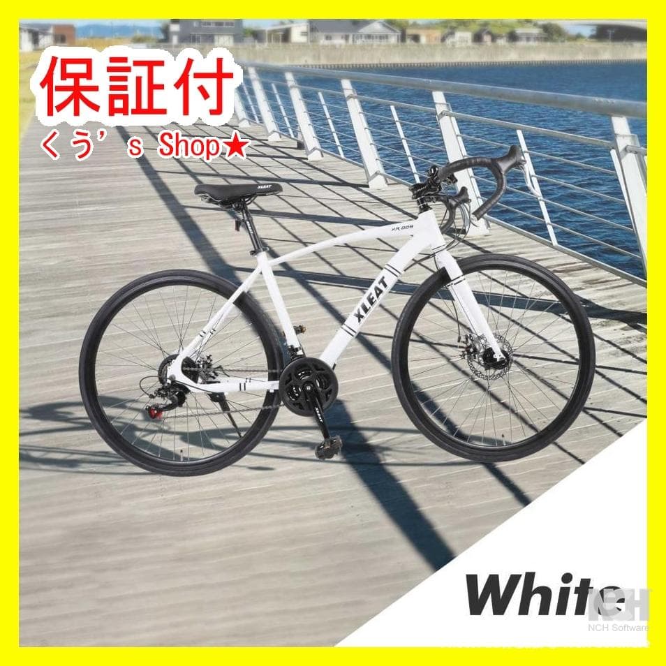 新品 ロードバイク マウンテン ロード 自転車 アウトドア 通勤通学 白 Amazon.co.jp: ロードバイク - 自転車本体: スポーツ＆アウトドア