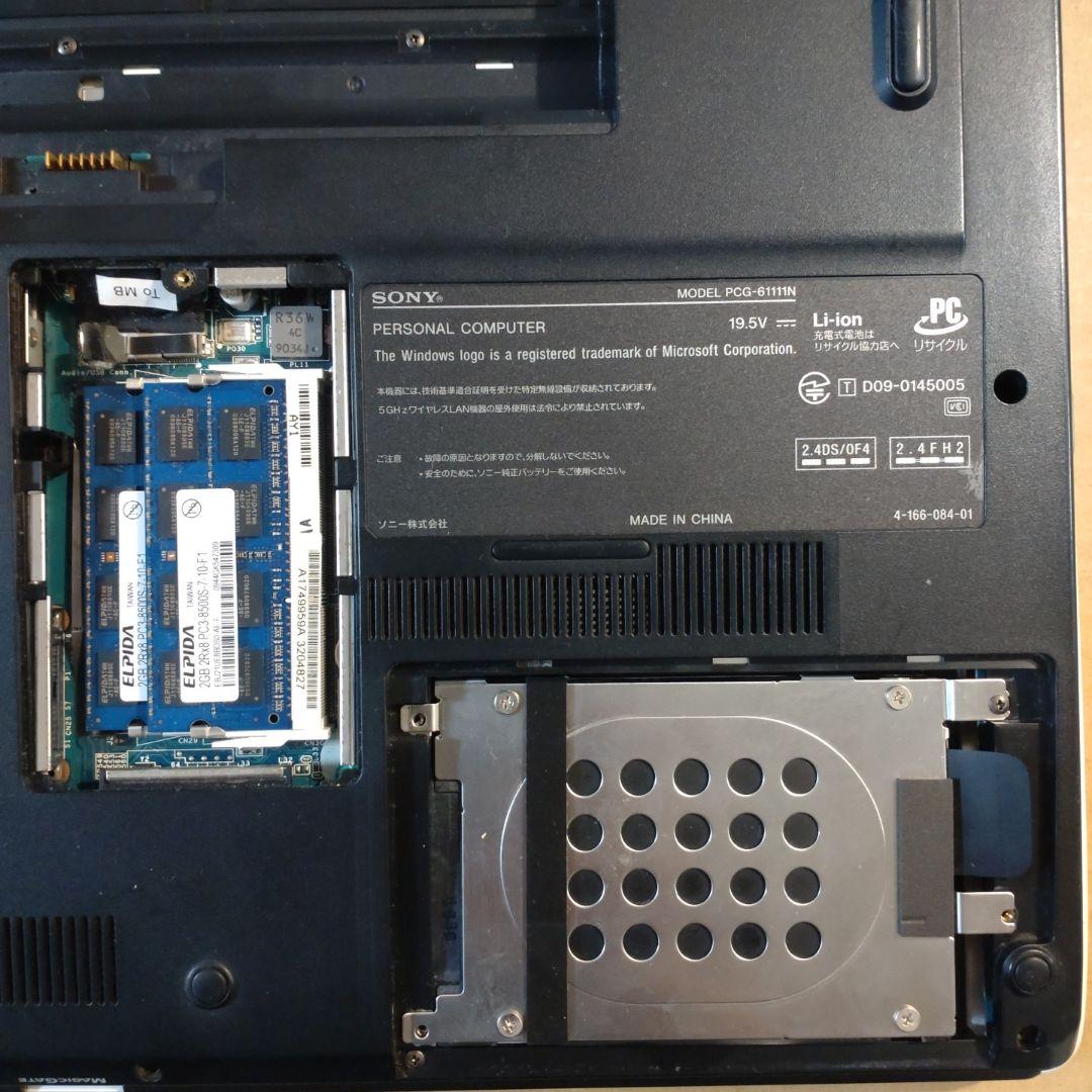 ジャンク品扱い】 SONY VAIO VPCCW18FJ - メルカリ