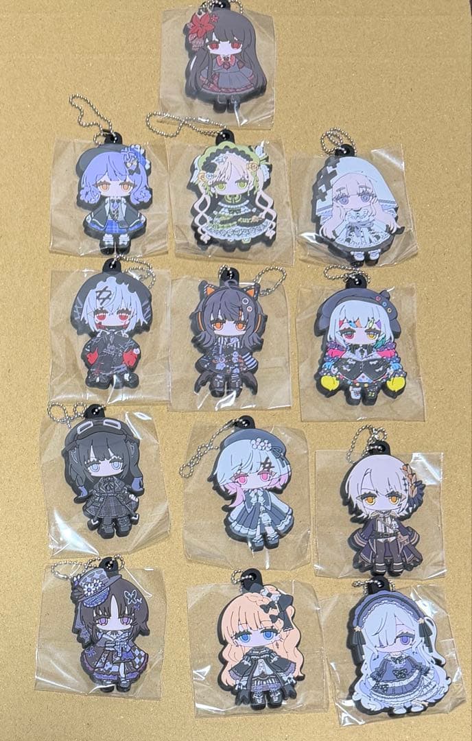 魔法少女ノ魔女裁判 ラバーキーホルダー コンプリートセット 13種