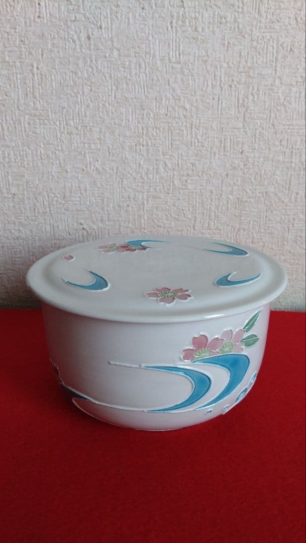 昇峰　伊藤南山　蓋物　清水焼　桜　京焼　交趾　小物入れ　鉢 昇峰 伊藤南山 蓋物 清水焼 桜 京焼 交趾 小物入れ 鉢 - メルカリ