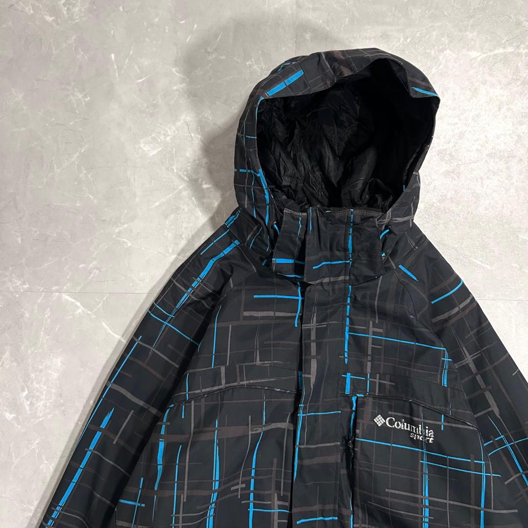 00s columbia マウンテンパーカー ナイロンジャケット Y2K テック