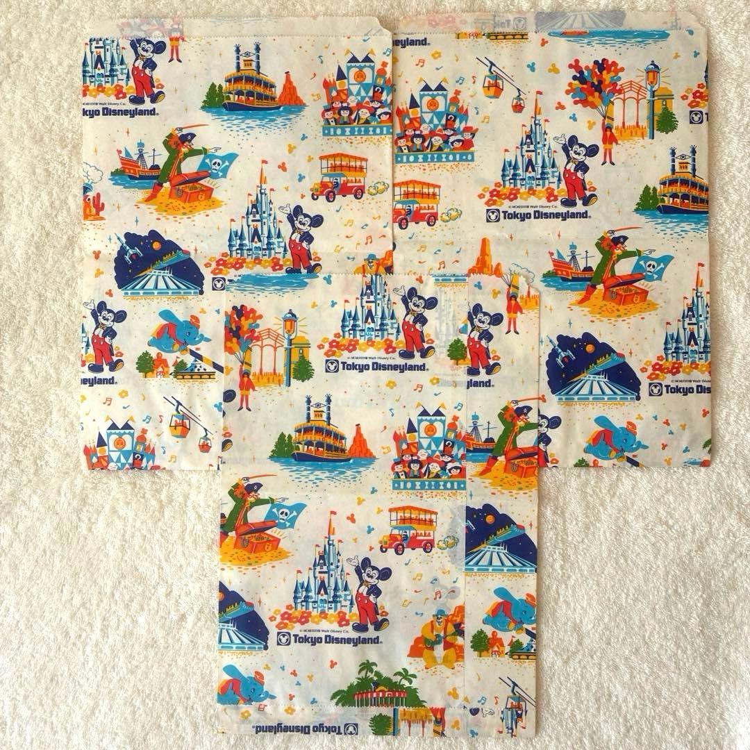東京ディズニーランド ディズニーリゾート お土産袋 紙袋 昭和 レトロ