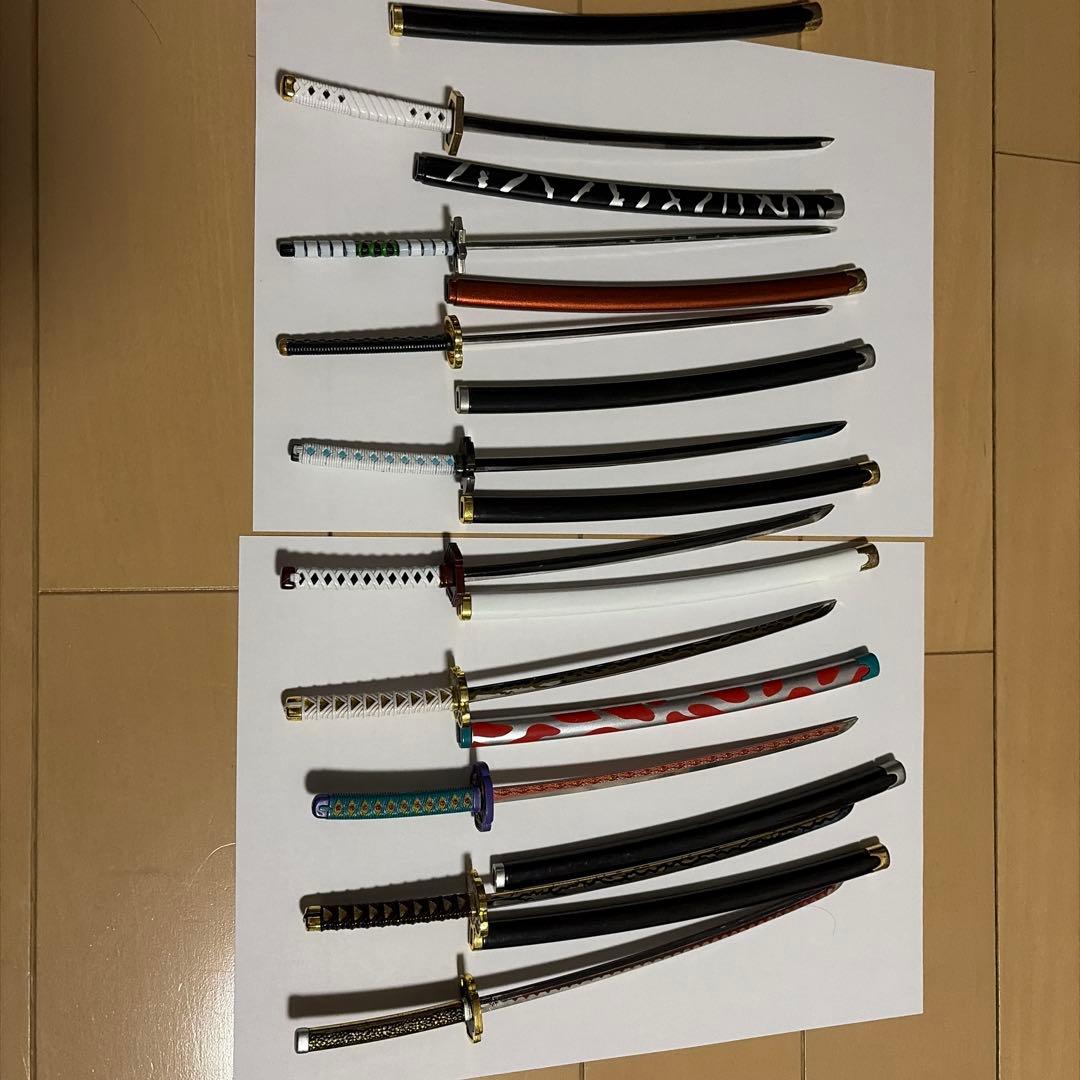 アニメキャラクター 日本刀レプリカ 9本セット