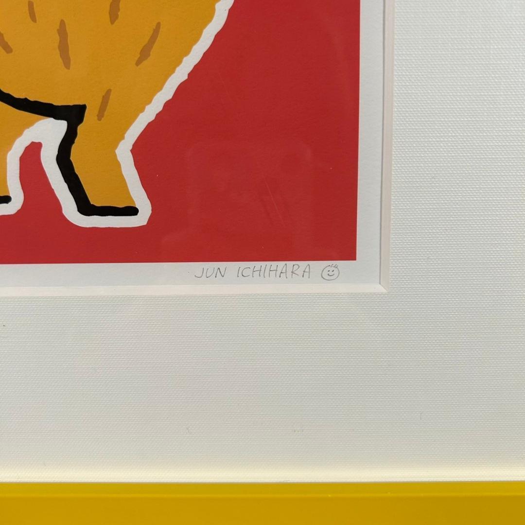 美品 市原淳「Qui se ressemble～」版画 直筆サイン入り イラスト