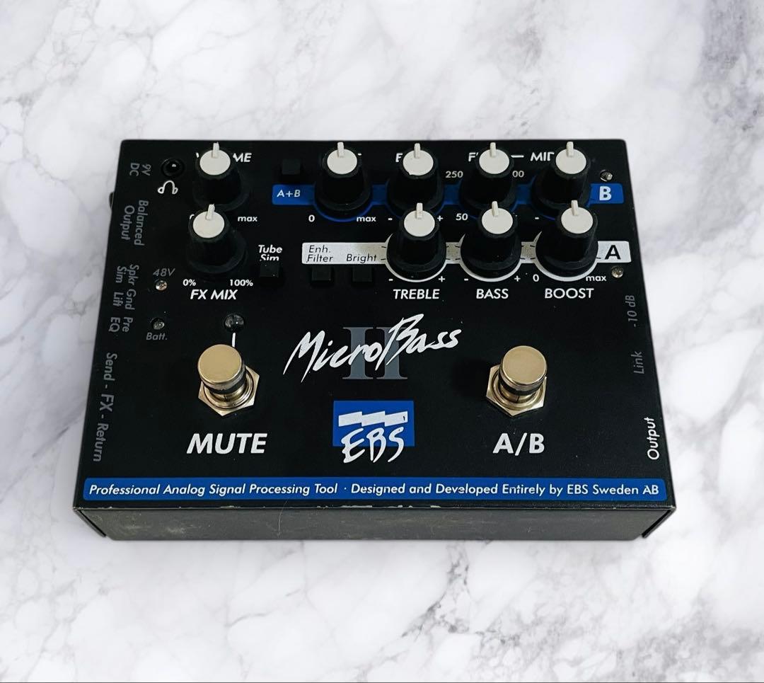 EBS MICROBASSII ベース用プリアンプ EBS ( イービーエス ) MICROBASSII 送料無料 | サウンドハウス