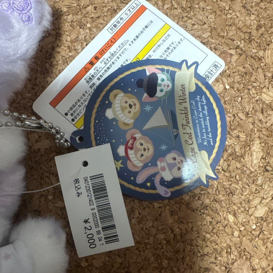 ダッフィー&フレンズ　ステラルー トゥウィンクル ウィンター　ぬいぐるみバッジ