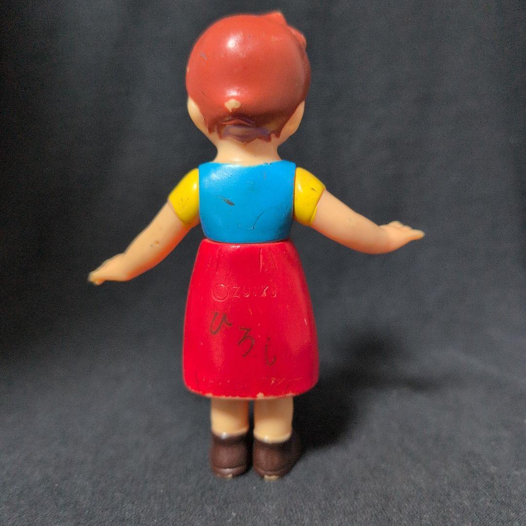 昭和レトロ　当時物　アルプスの少女ハイジ　ハイジ　ペーター　ソフビ　ジャンク品