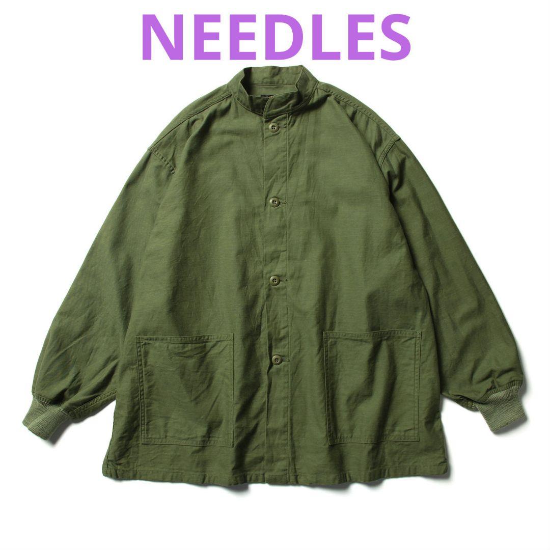 【美品】NEEDLES 21AW ミリタリーシャツ アーミーシャツ NEEDLES S.C. Army Shirt - Back Sateen : 『Bumpkins putting on airs』