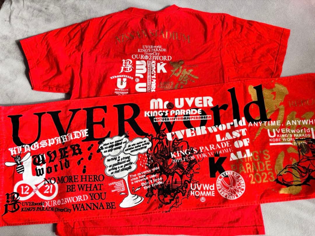 【希少】UVERworld 男祭り2023 TシャツL & タオル セット 限定