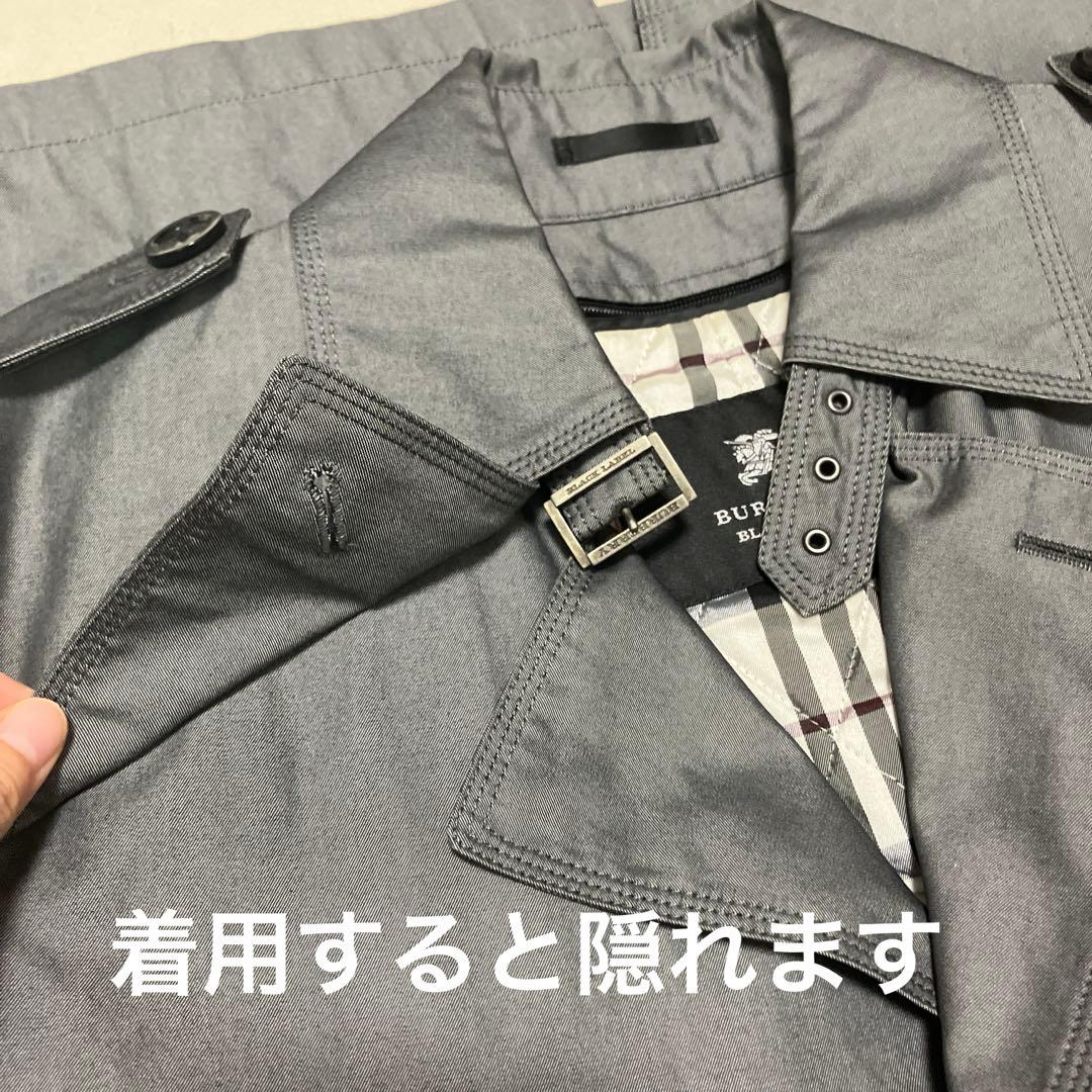 《美品》バーバリー　ブラックレーベル　ライナー付き　トレンチコート