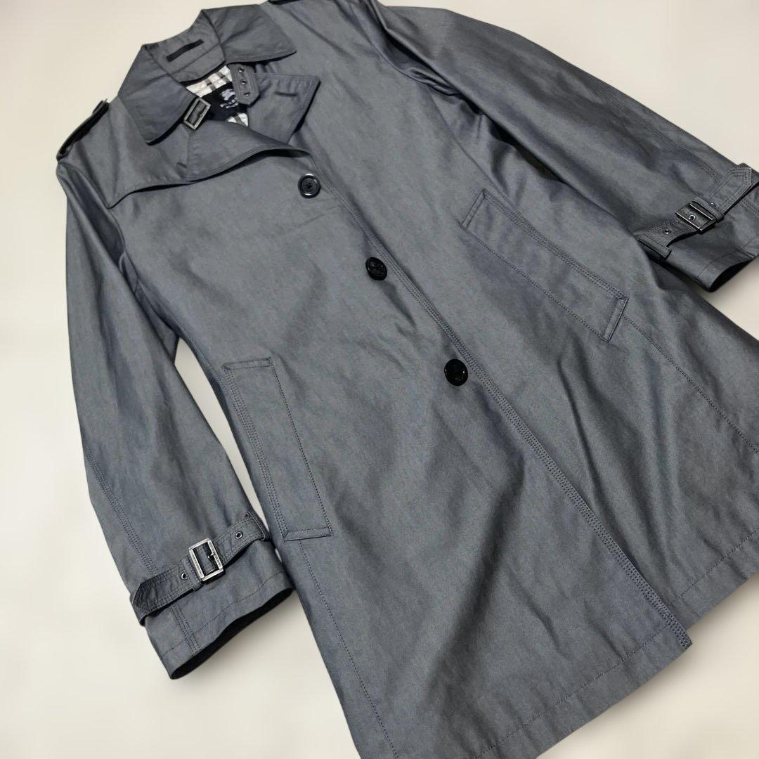 《美品》バーバリー　ブラックレーベル　ライナー付き　トレンチコート