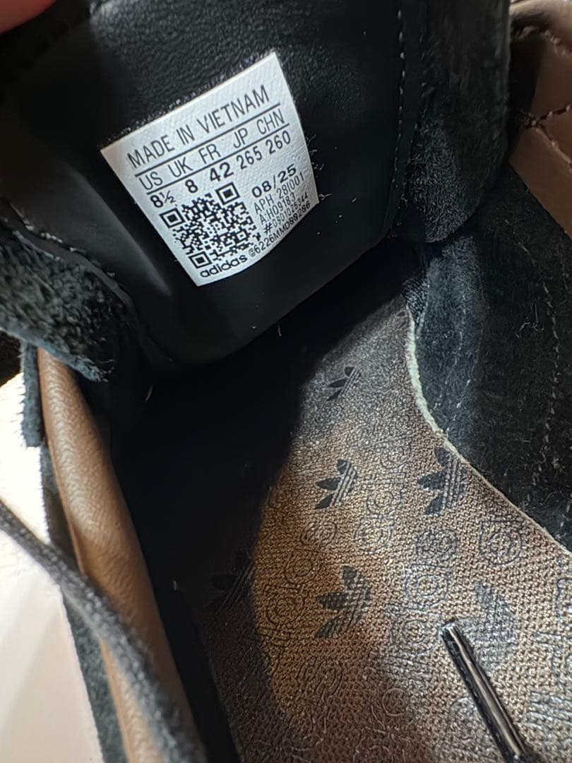 adidas TOBACCO BEAUTY&YOUTH 26.5cm ブラック