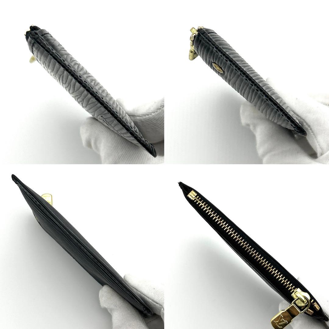 極美品】ルイヴィトン エピ 黒 ポシェットクレ コインケース 男女兼用