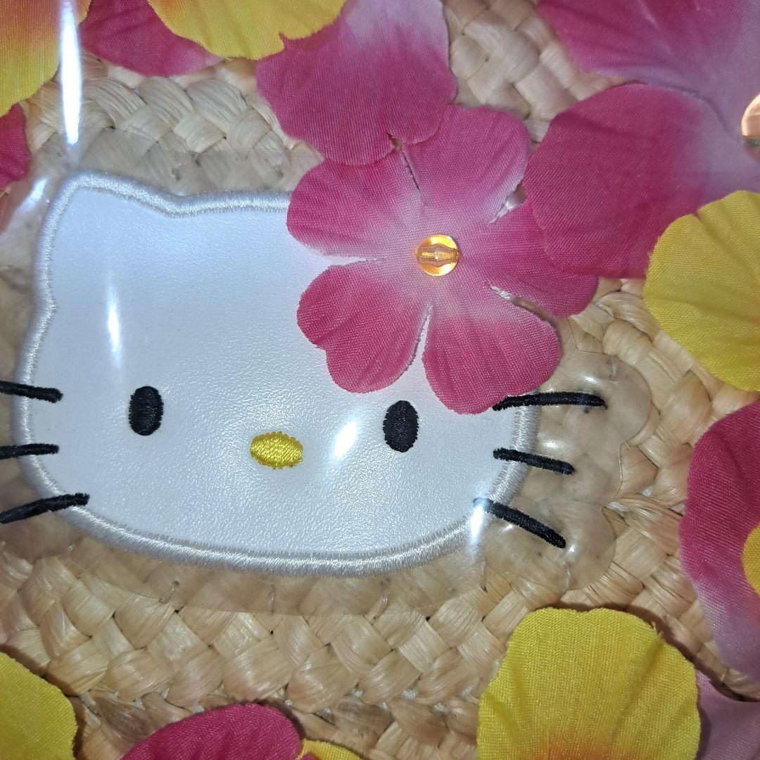超希少‼️新品❗ ハローキティ　ハイビスカス　かごバッグ　トロピカルかご2001