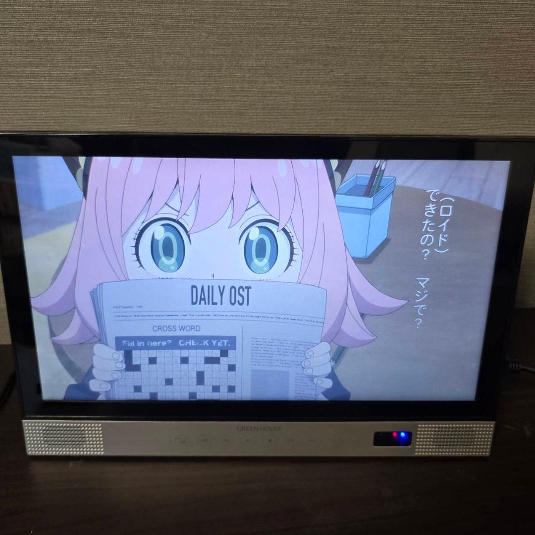 本日限定値下げグリーンハウス14インチブルーレイプレイヤー美品