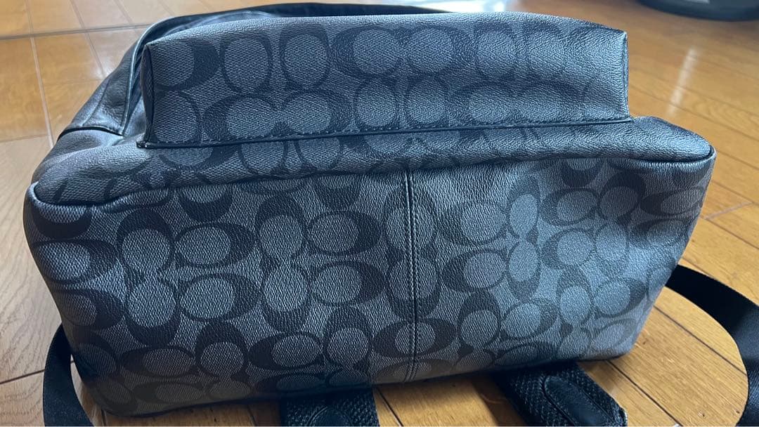 COACH リュック バックパック メンズ シグネチャー PVC×レザー