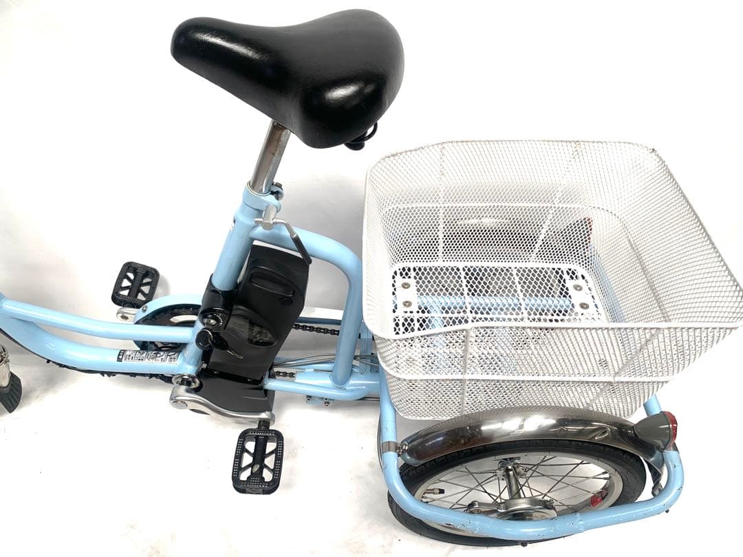 【即乘】送料無料 電動アシスト三輪自転車 5.8Ah 20-16インチ動作確認済