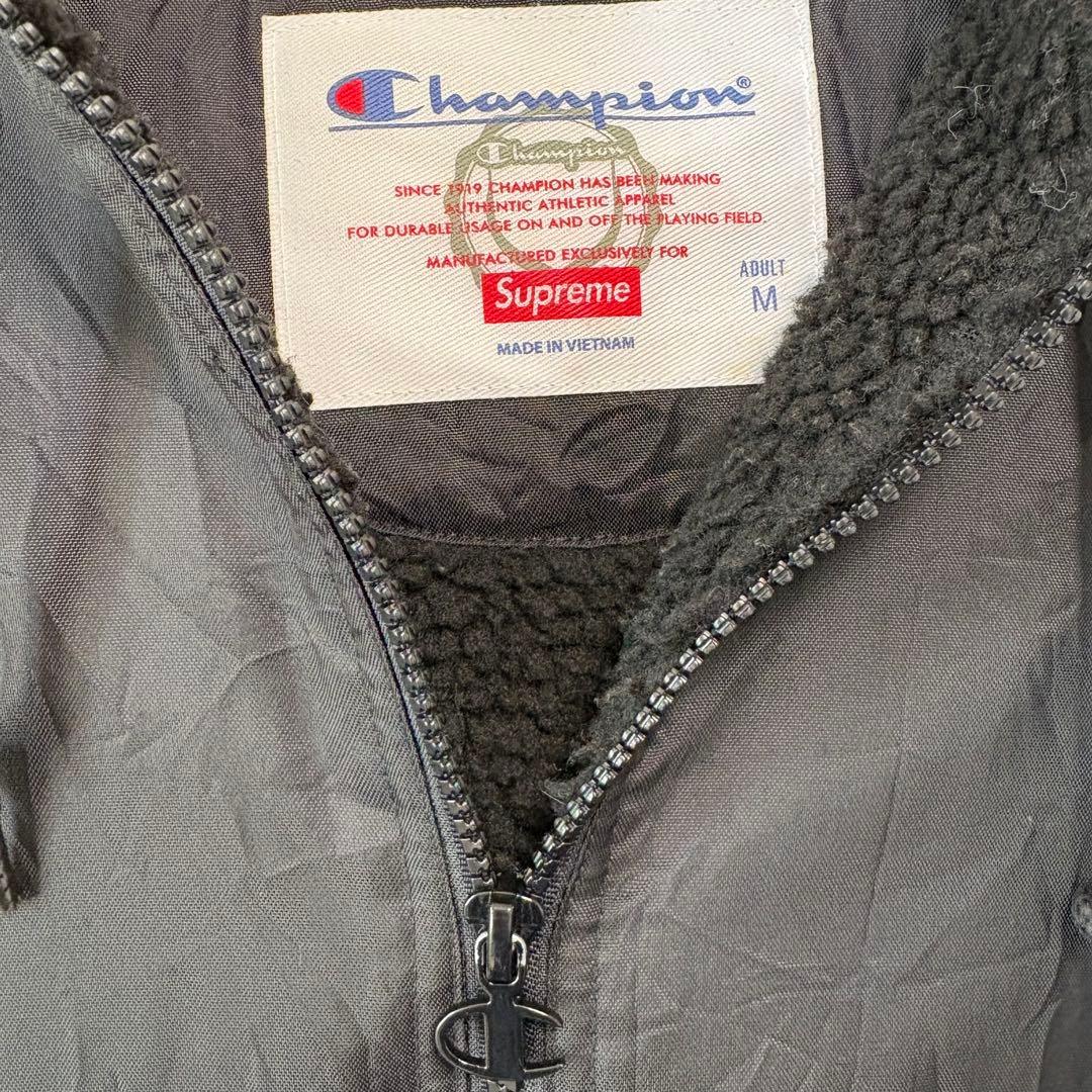 Supreme x Champion フード付きジャケット M ブラック - メルカリ