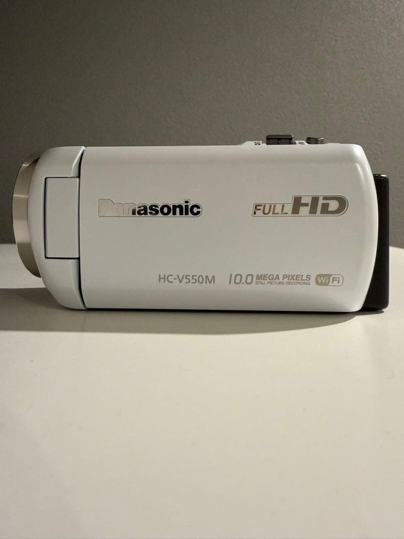 動作確認済】Panasonic HC-V550M ホワイト 90倍ズーム搭載 - メルカリ