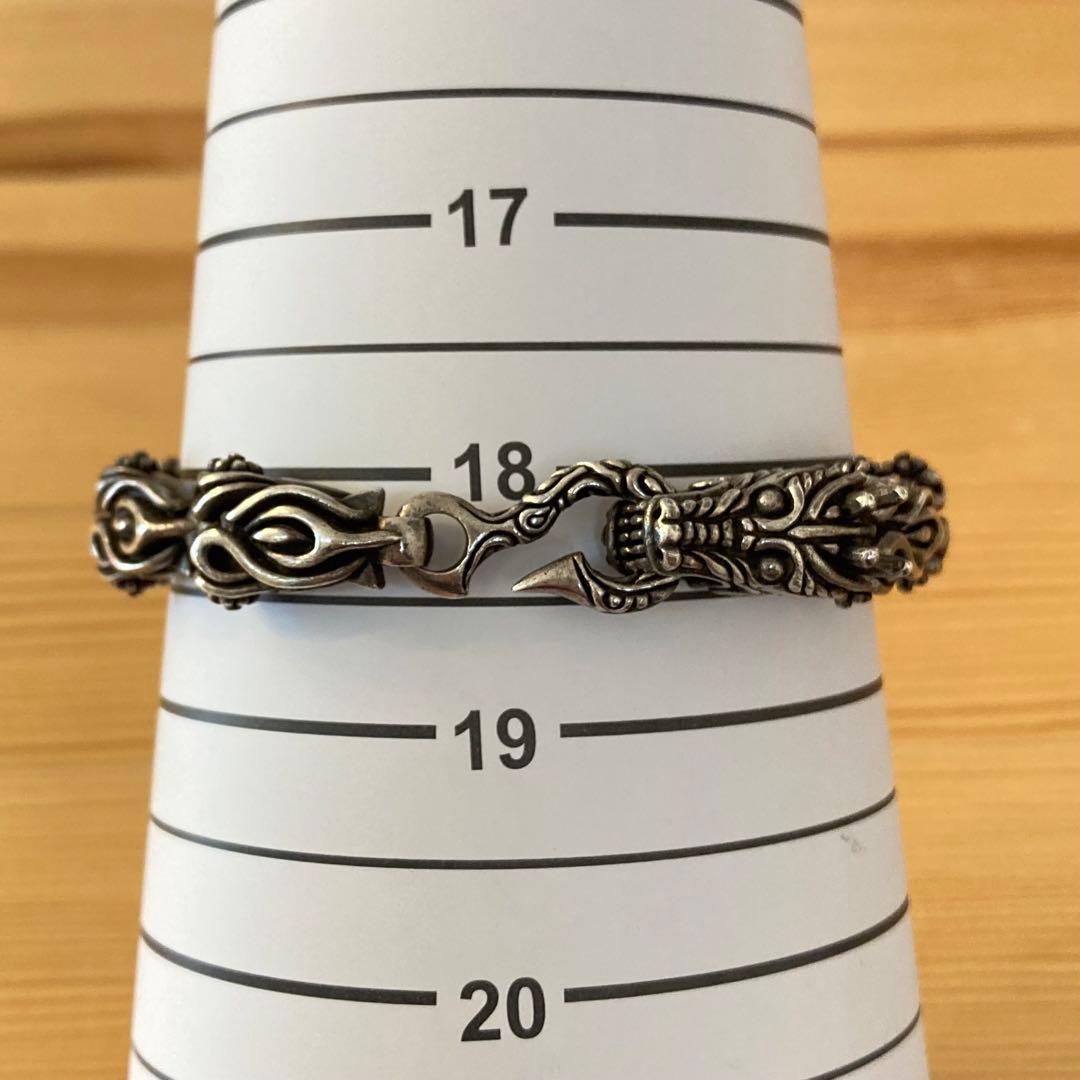 48.47g シルバー925 FIGMART ドラゴン トライバル ブレスレット